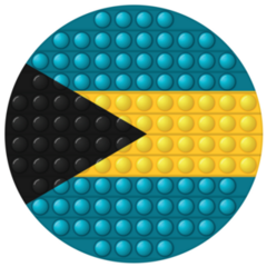 Bahamas Pop It Sticker