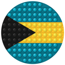 Bahamas Pop It Sticker