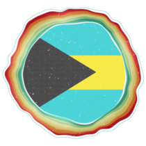 Bahamas Rainbow Sticker
