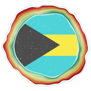 Bahamas Rainbow Sticker
