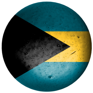 Bahamas Round Sticker