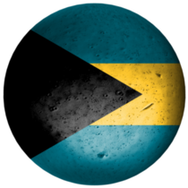 Bahamas Round Sticker