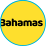Bahamas Yellow Circle Sticker