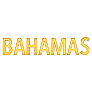 Bahamas Yellow Neon Sticker