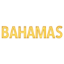 Bahamas Yellow Neon Sticker
