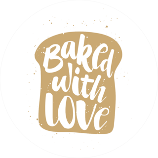 Baked With Love Bread Sticker