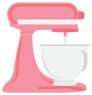 Baking Mixer Sticker