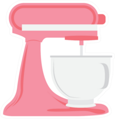 Baking Mixer Sticker