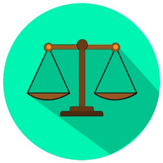Balance Icon/symbol Legal Sticker