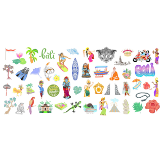 Bali Island Sticker Sheet