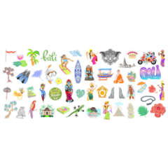 Bali Island Sticker Sheet