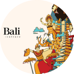 Balinese Circle Illustration Sticker