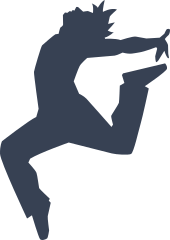 Ballet Jump Dancer Sticker