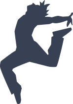 Ballet Jump Dancer Sticker