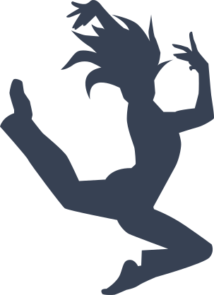 Ballet Leap Dancer Sticker