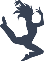 Ballet Leap Dancer Sticker