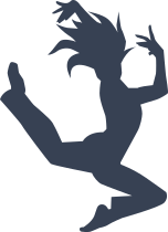 Ballet Leap Dancer Sticker