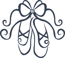 Ballet Shoes With Bow Sticker