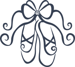 Ballet Shoes With Bow Sticker