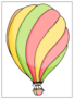 Balloon Illustration Sticker