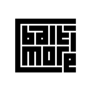 Baltimore Calligraphy Logo Sticker