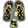 Banana Flip Flops Sticker