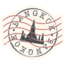 Bangkok Thailand Stamp Postal Sticker