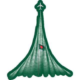 Bangladesh Airplane Sticker