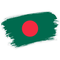 Bangladesh Brush Stroke Sticker