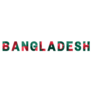 Bangladesh Flag Font Sticker