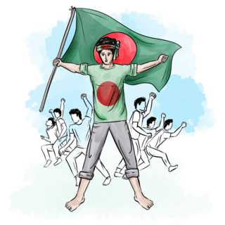 Bangladesh Freedom Sticker