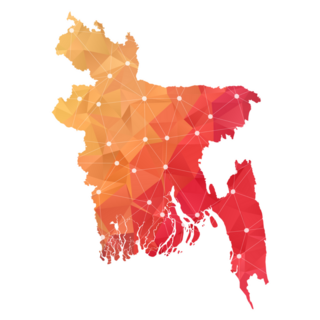 Bangladesh Gradient Sticker