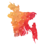 Bangladesh Gradient Sticker
