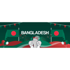 Bangladesh National Banner Sticker