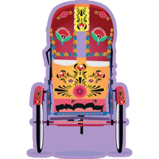 Bangladeshi Rickshaw Sticker