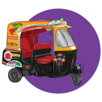 Bangladeshi Rickshaw Sticker