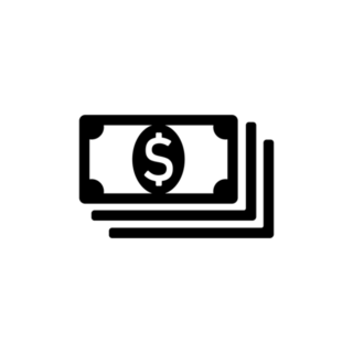 Banknotes Icon Sticker