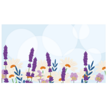 Banner Lavender Sticker
