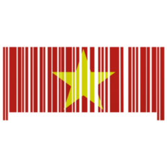 Barcode Made In Vietnam Sticker