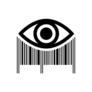 Barcode Shopping Eye Illustration Sticker