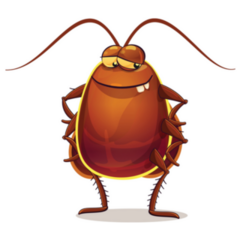 Bark Beetle Funny Character Sticker