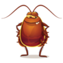 Bark Beetle Funny Character Sticker