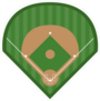 Baseball Diamond Field Sticker