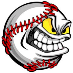 Baseball Face Cartoon Ball Image