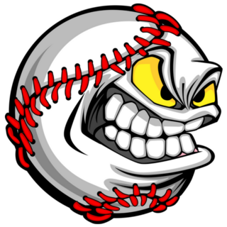 Baseball Face Cartoon Ball Image