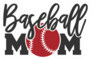 Baseball Mom Cute Design Sticker