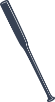 Baseball or Softball Bat with Highlight Sticker