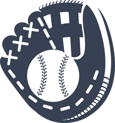 Baseball Or Softball Mitt With Ball