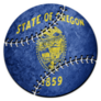 Baseball Oregon State Flag Sticker