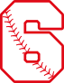 Baseball Style Number 6 With Seam Sticker